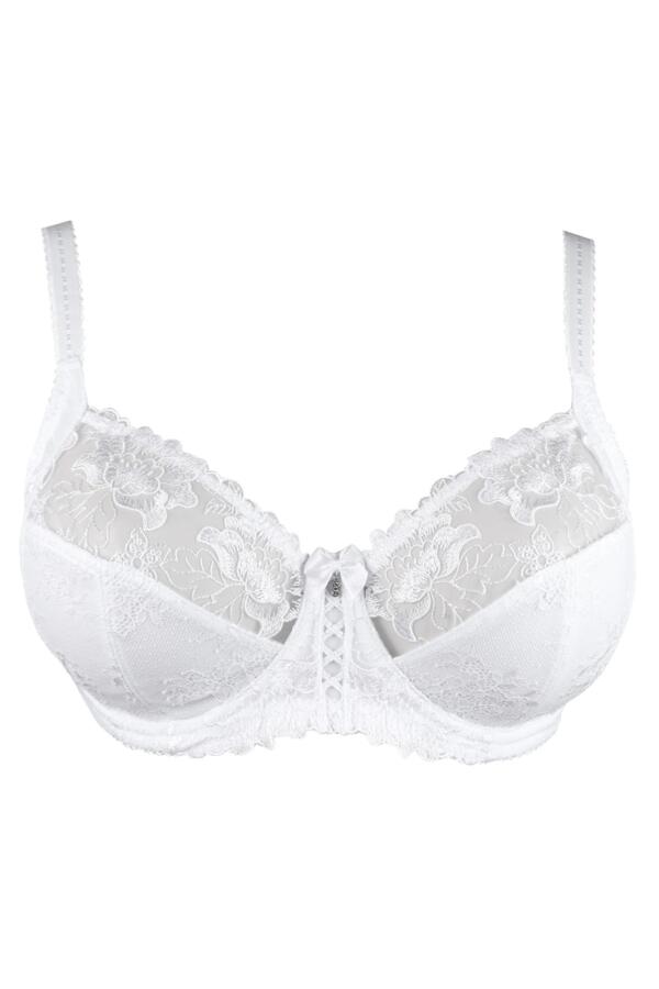 Sofia Lace Embroidered Side Support Bra D-J