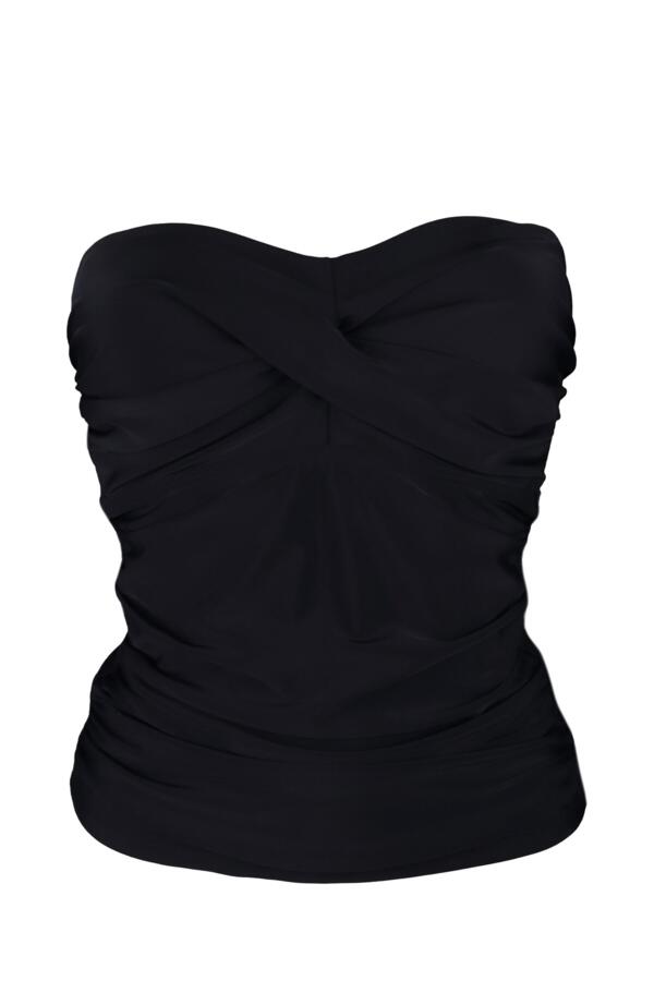 Santa Monica Non Wired Strapless Bandeau Tankini Top