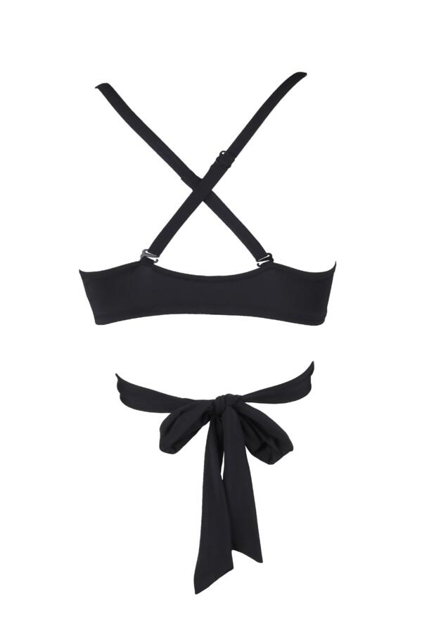 Space Front Fastening Wrap Around Lightly Padded Underwired Bikini Top