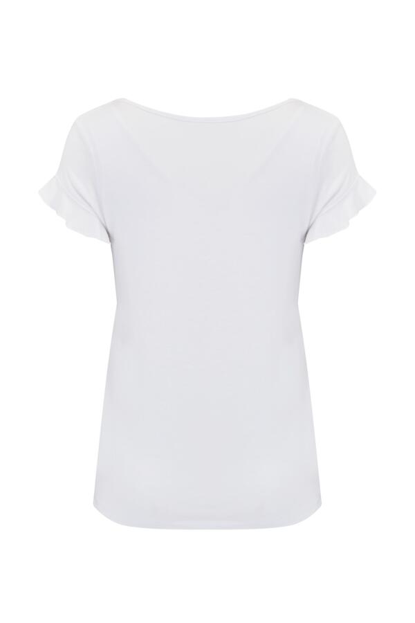 Mix & Match Frill Detail Hidden Support T-Shirt