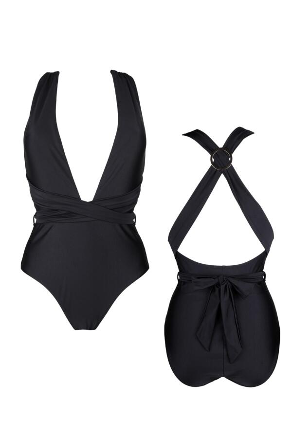 India Multi Style Wrap Swimsuit
