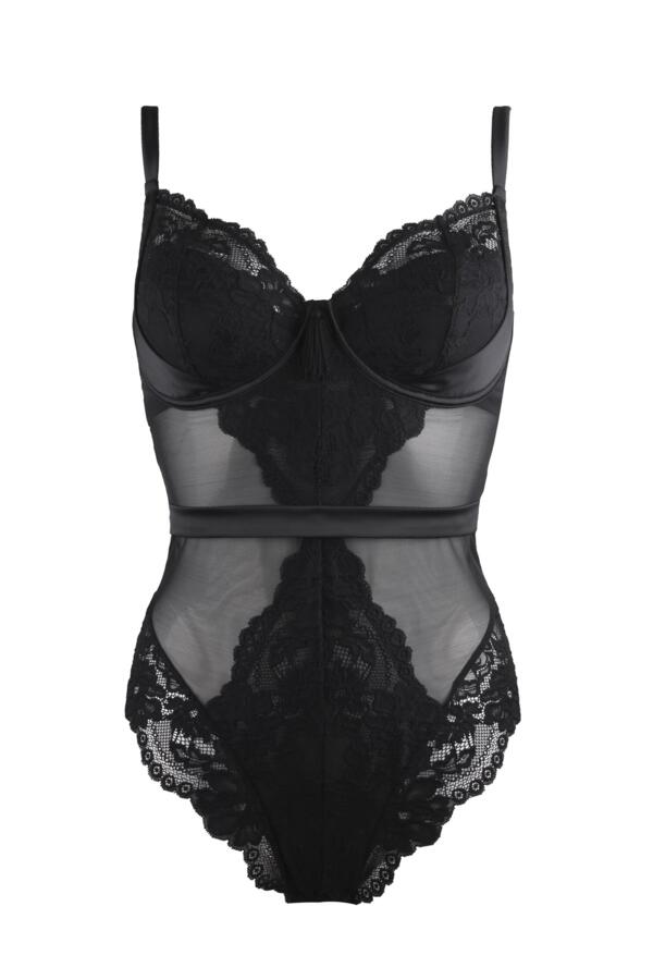 Satin Luxe and Lace Lightly Padded Underwired Body