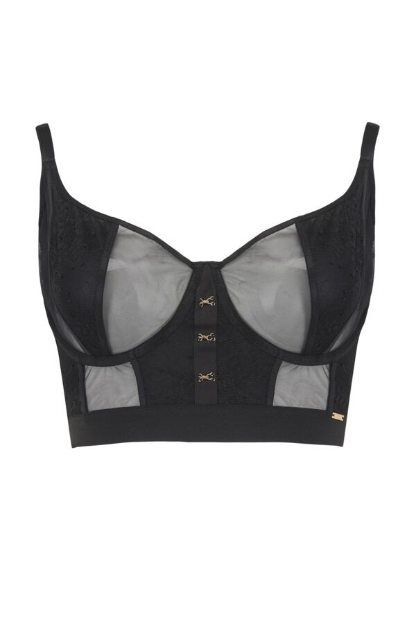 India Non Padded Underwired Lace Bustier