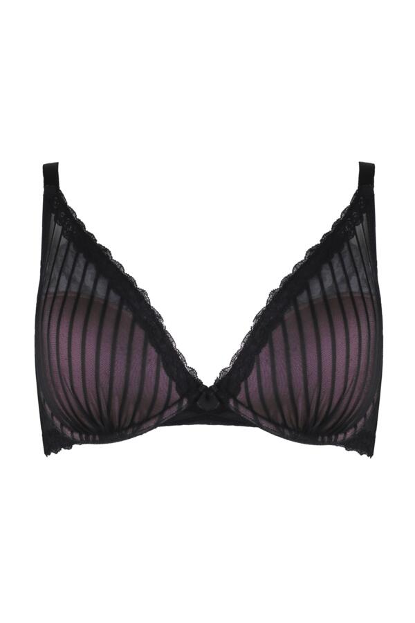 Luxe Linear Lightly Padded High Apex Bra