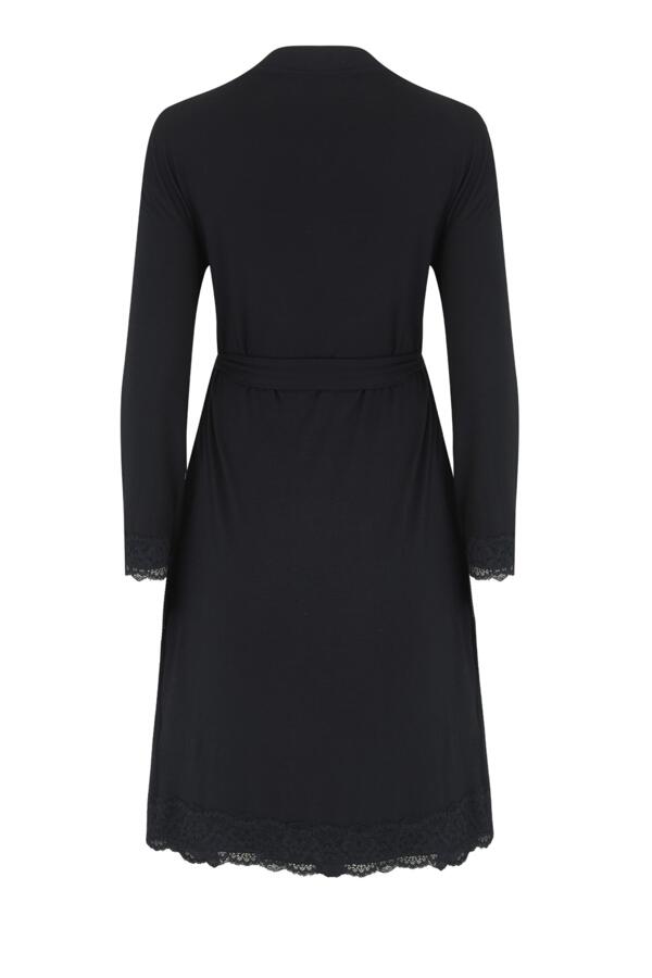 Sofa Loves Lace Jersey Wrap Dressing Gown