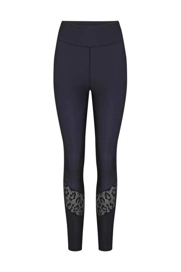 Energy Leopard Mesh Insert Sports Leggings