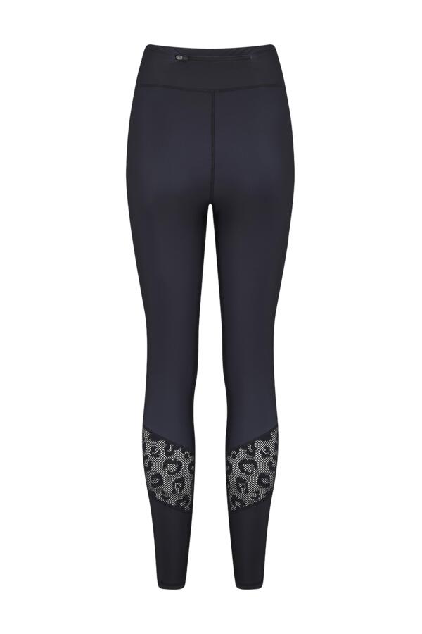 Energy Leopard Mesh Insert Sports Leggings
