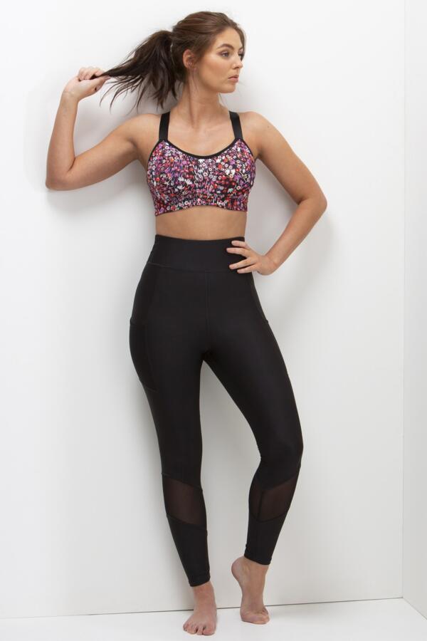 Energy Mesh Panel Sports Leggings