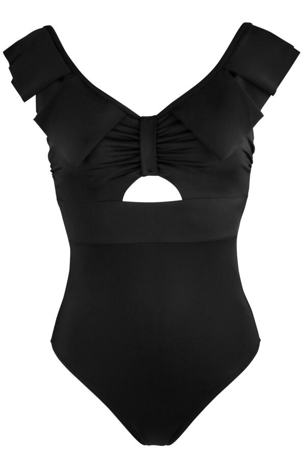 Space Frill Non-Wired Swimsuit