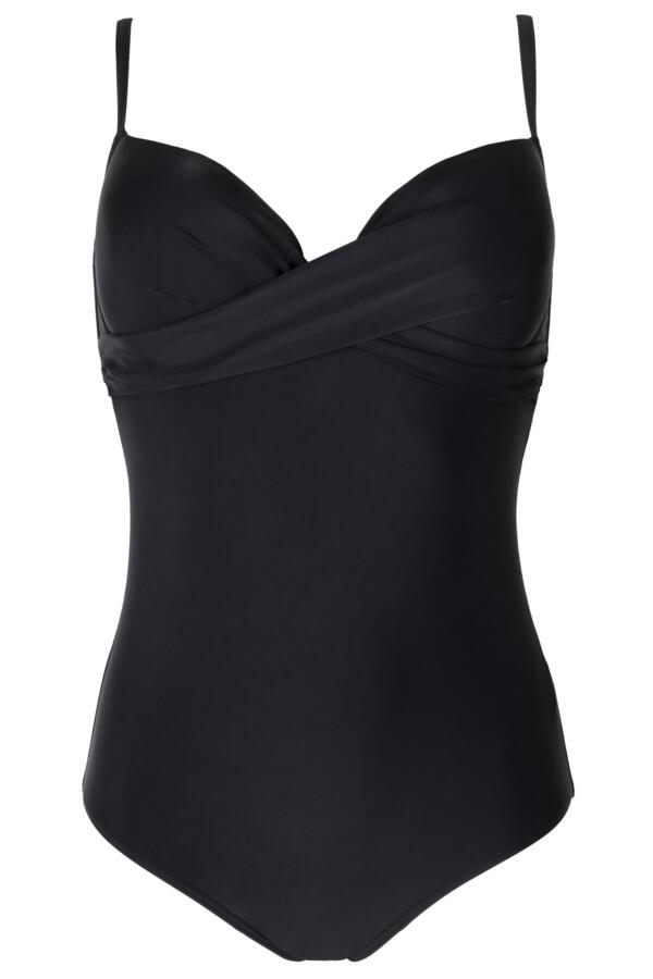 Free Spirit Lightly Padded Underwired Twist Front Tummy Control Swimsuit