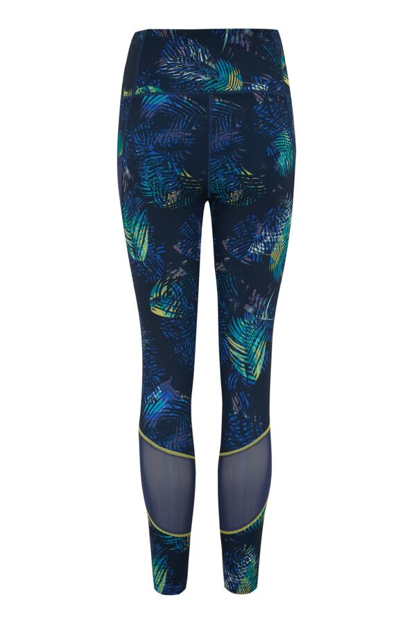 Energy Printed Mesh Panel Legging