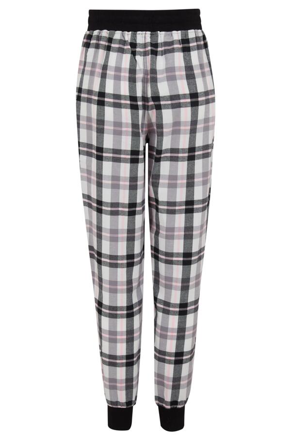 Cosy Check Trouser and Jersey T-Shirt Pyjama