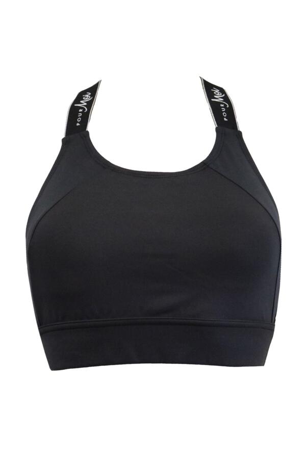 Energy Logo Elastic Yoga Crop Top