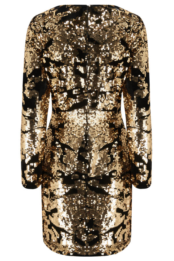 Selena Velvet Sequin Mini Dress