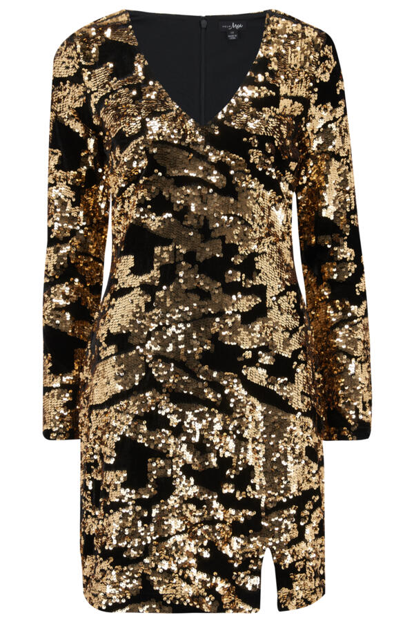 Selena Velvet Sequin Mini Dress