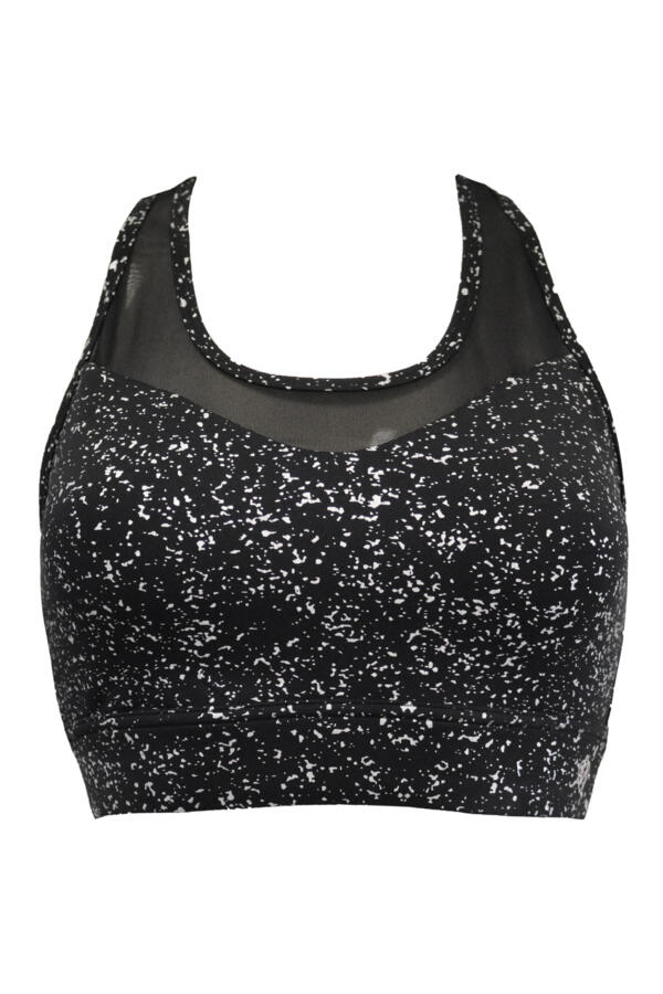 Energy React Mesh Insert Crop Top