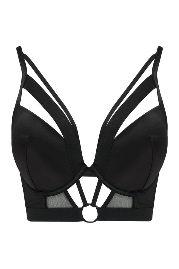 Obsessed Padded Plunge Push Up Longline Bra