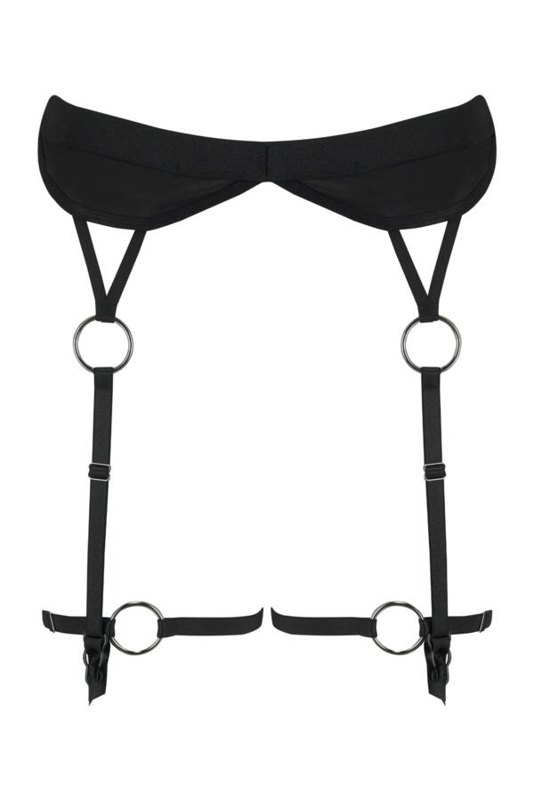 Obsessed Suspender Belt with Detachable Leg Straps