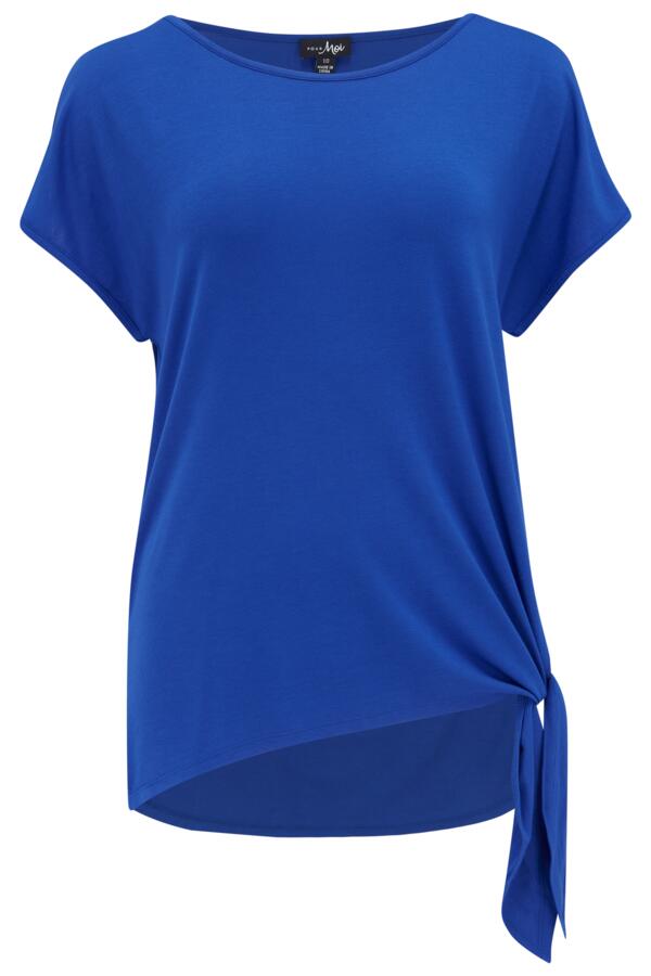 Energy Tie Side Short Sleeve Yoga Top