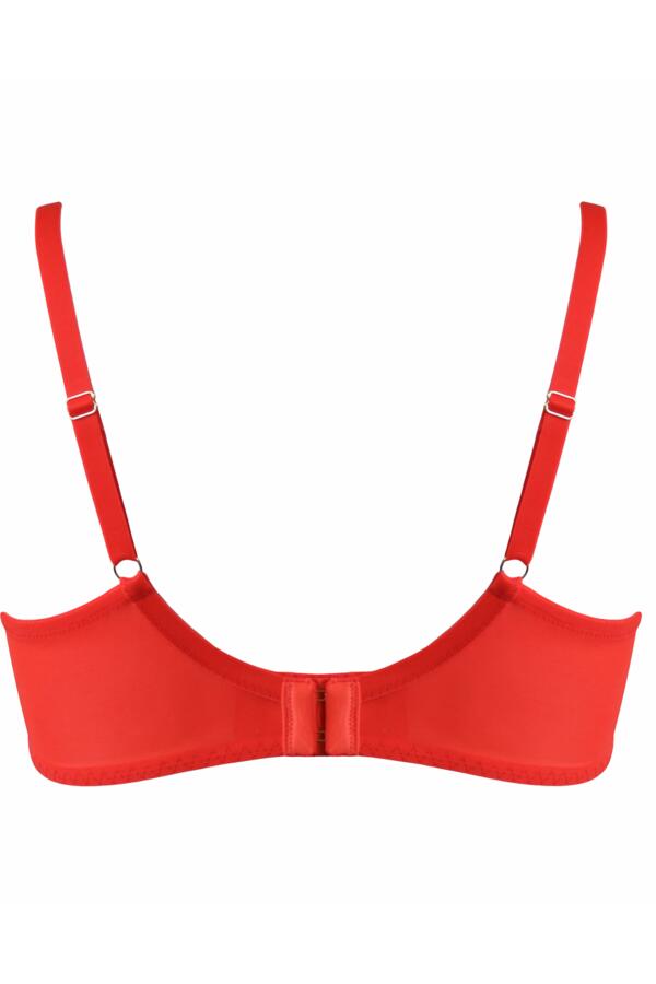 India Eyelash Lace Underwired Balconette Bra B-J