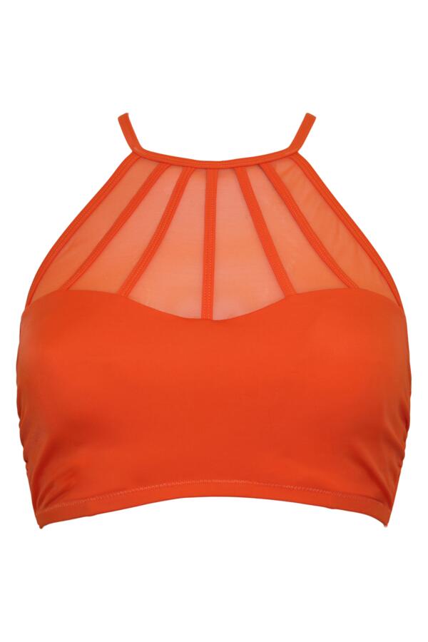 Space High Neck U/W Cami Bikini Top