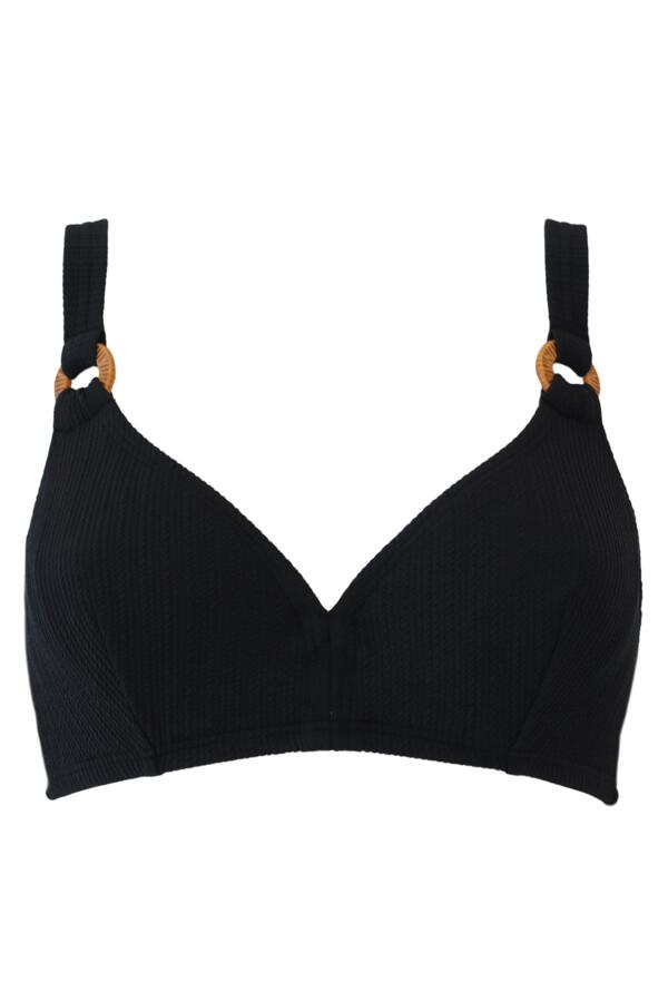 Cali Ribbed Texture Hidden Underwired Bikini Top