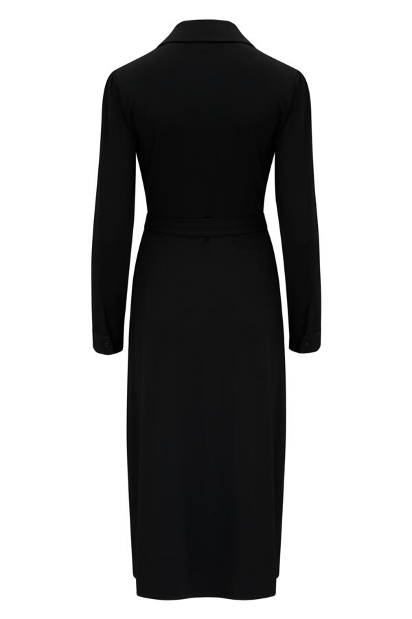 Bailey Slinky Jersey Midi Shirt Dress
