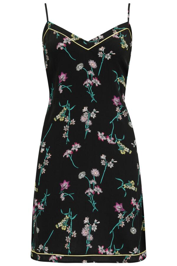 Luxe Woven Contrast Trim Chemise