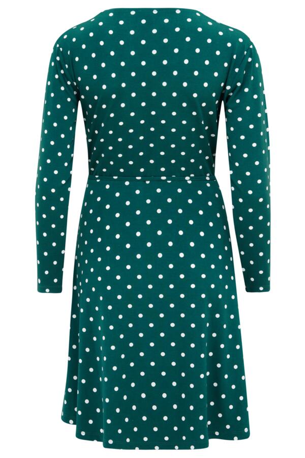 Bella Fuller Bust Slinky Jersey Long Sleeve Tea Dress