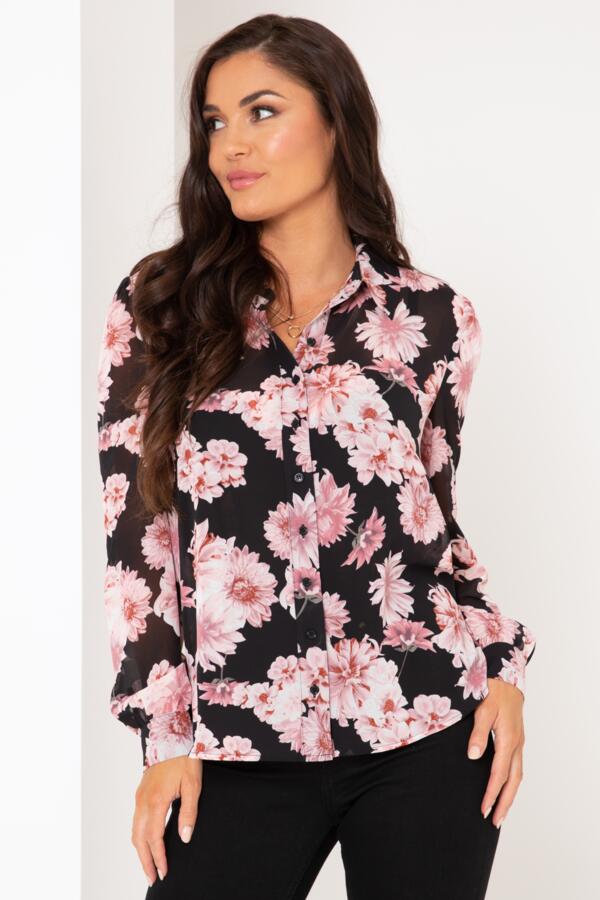 Natalya Fuller Bust Chiffon Shirt