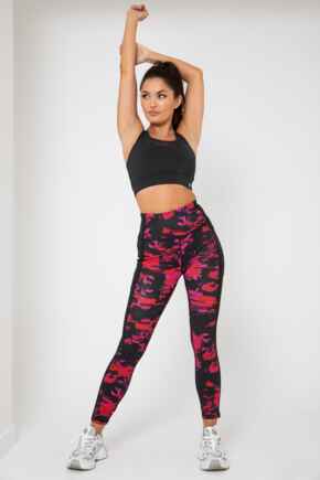 Energy Full Length Waist Tie Legging - Abstract Floral