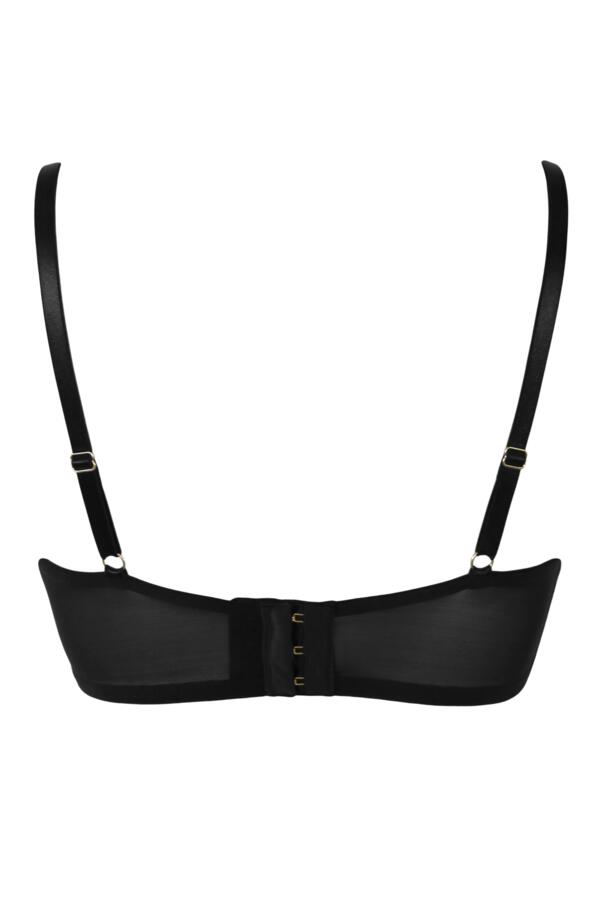 India Satin Lightly Padded Removable Bow Bra