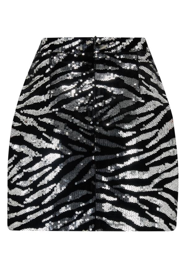 Selena Velvet Sequin Mini Skirt