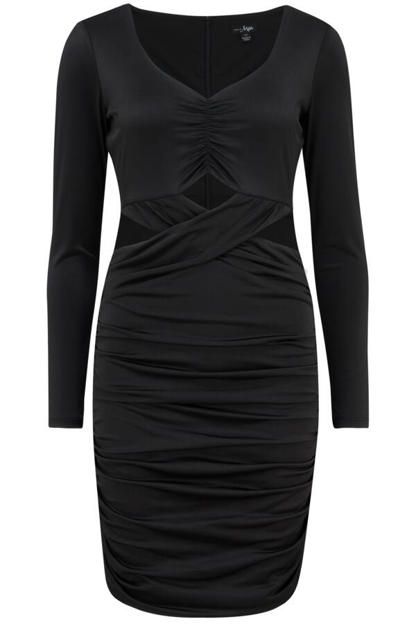 Nina Shine Jersey Cut Out Mini Bodycon Dress