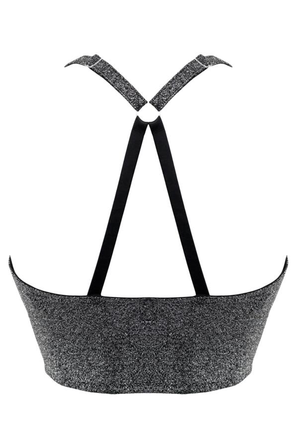 All That Glitters Lightly Padded Front Fastening Longline Bra