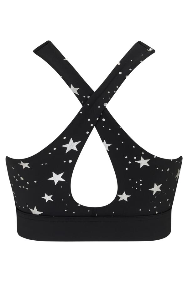 Energy Star Foil Crop Top