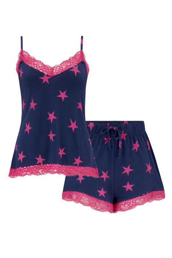 Sofa Loves Lace Jersey Cami and Short PJ Set