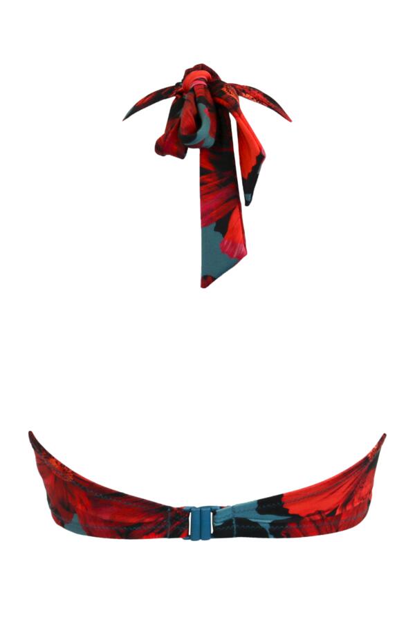 Orchid Luxe Halter Lightly Padded Underwired Bikini Top
