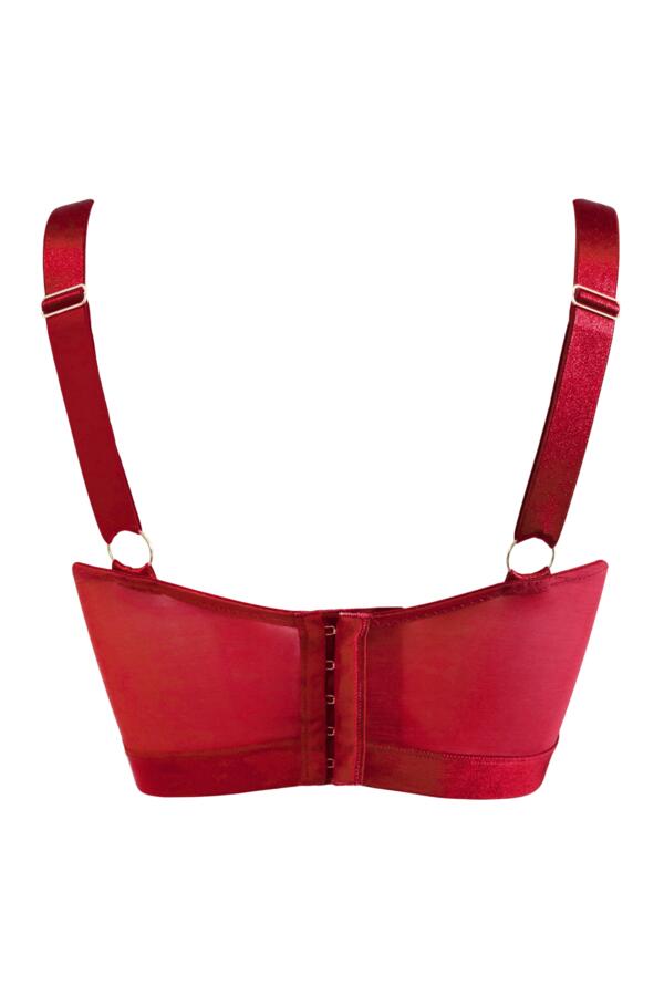 India Embroidery Non Padded Underwired Bustier