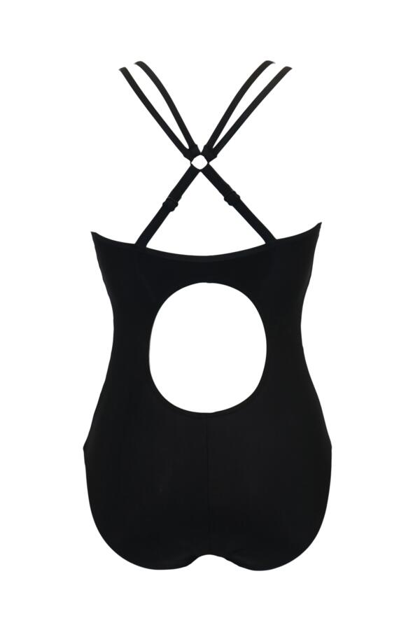 Energy Double Strap Chlorine Resistant Racerback Mesh Swimsuit