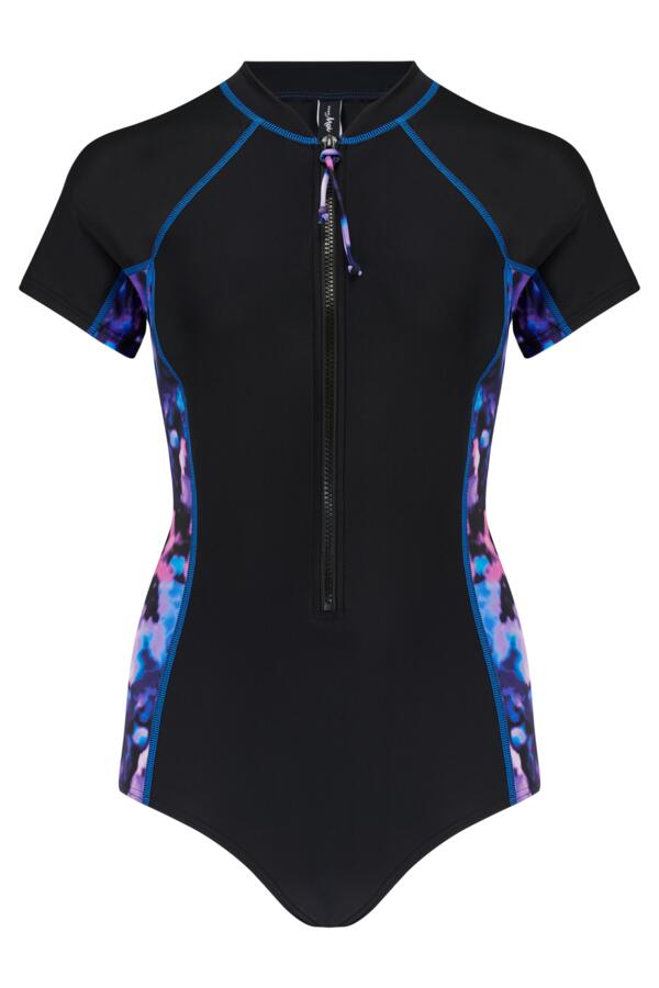 Energy Short Sleeved Zip Front Paddle Swimsuit