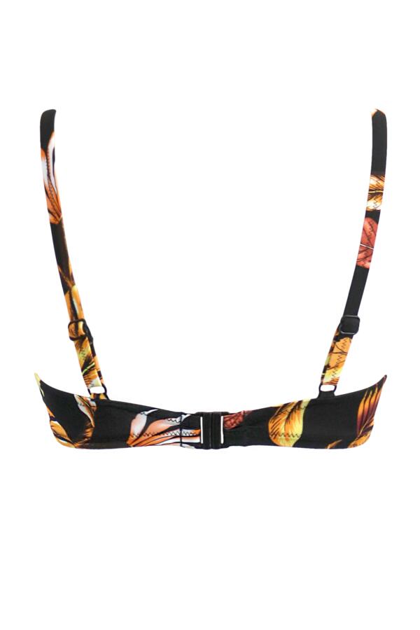 Paradiso Lightly Padded Underwired Front Tie Bikini Top