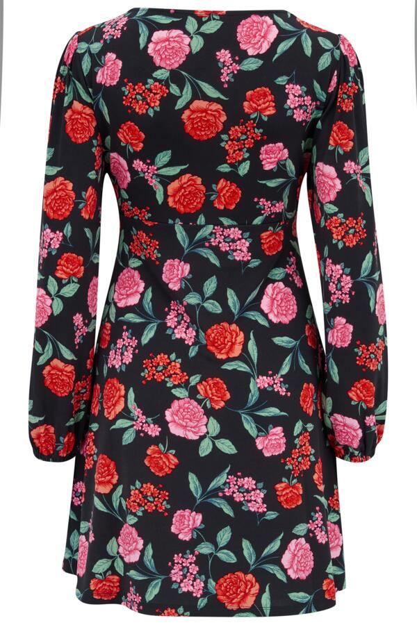 Bianca Cut Out Detail Slinky Stretch Dress