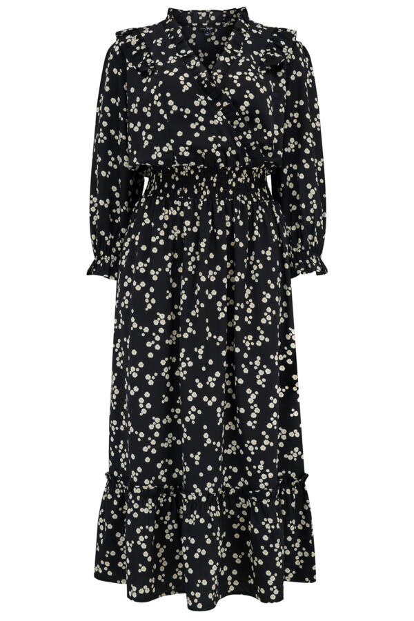 Maggie Fuller Bust Woven Frill Midi Dress
