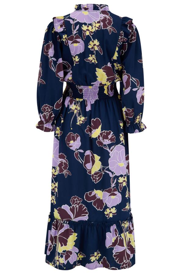 Maggie Fuller Bust Woven Frill Midi Dress