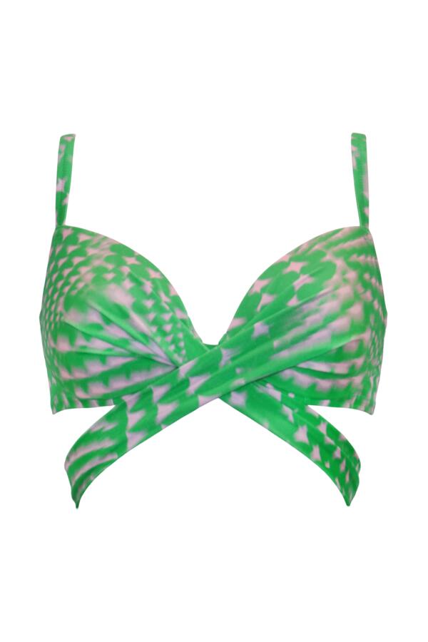 Portofino Underwired Lightly Padded Tie Wrap Bikini Top