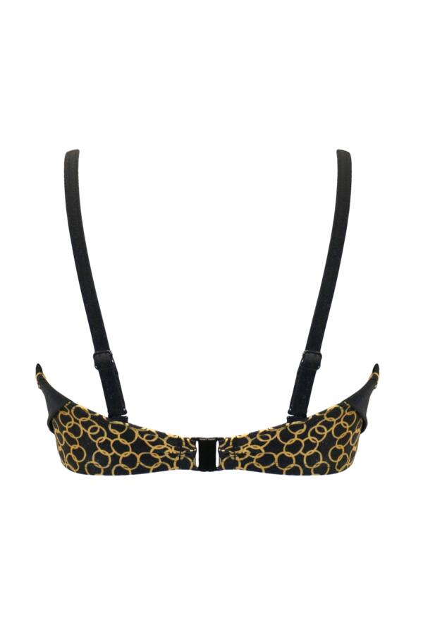 Casablanca Underwired Strapless Scarf Bikini Top