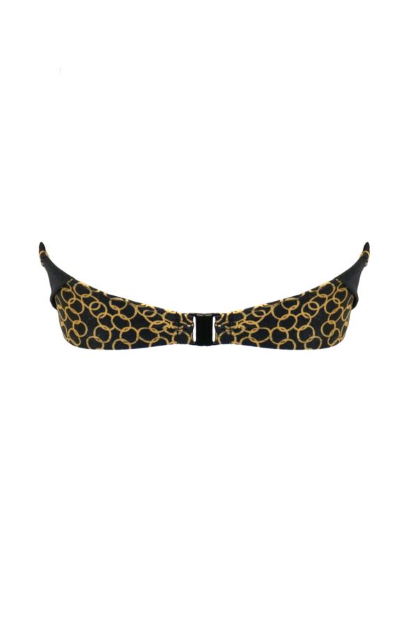 Casablanca Underwired Strapless Scarf Bikini Top