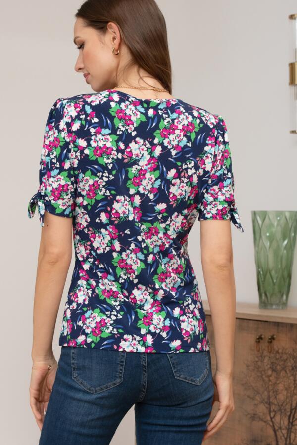 Bella Fuller Bust V-Neck Slinky Stretch Top
