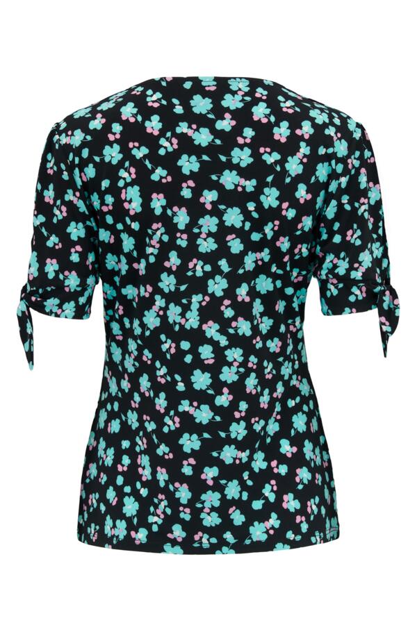 Bella Fuller Bust V-Neck Slinky Stretch Top